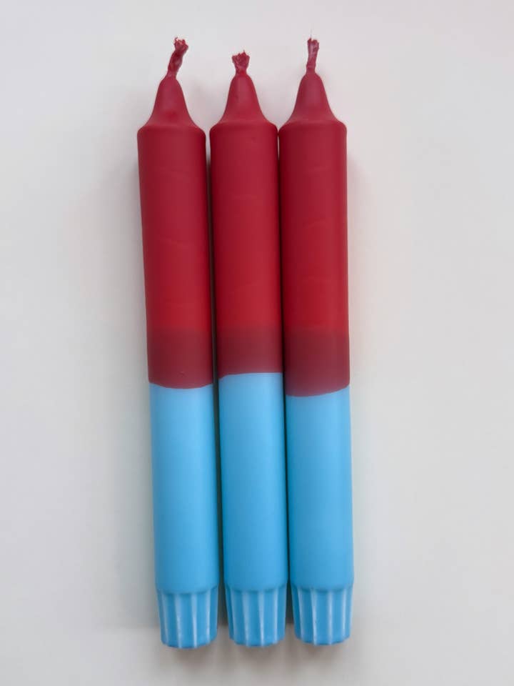 DIP DYE CANDLES SET OF 3 HEY.52 for wholesale by HEYLENOCHKA BERLIN