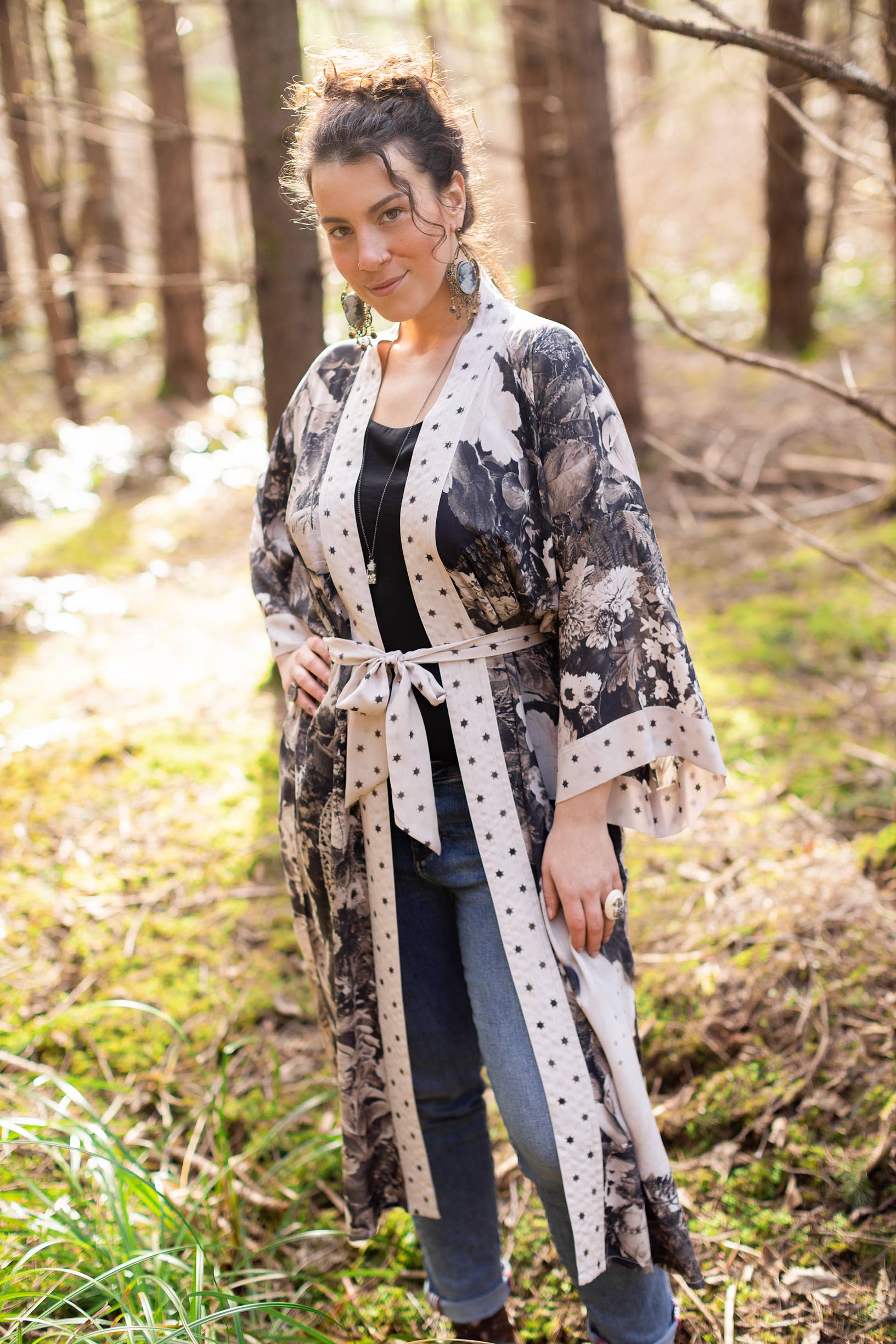 Market of Stars (USA) - Wholesale Kimono - Women's - The Looking Glass Opera Duster Kimono Robe w/ Alice10