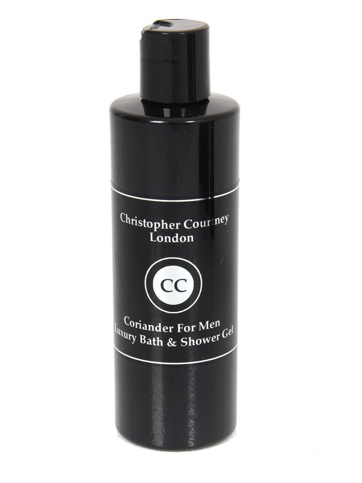 Gel de baño y ducha de lujo Coriander For Men 250ml para venta al por mayor de Christopher Courtney