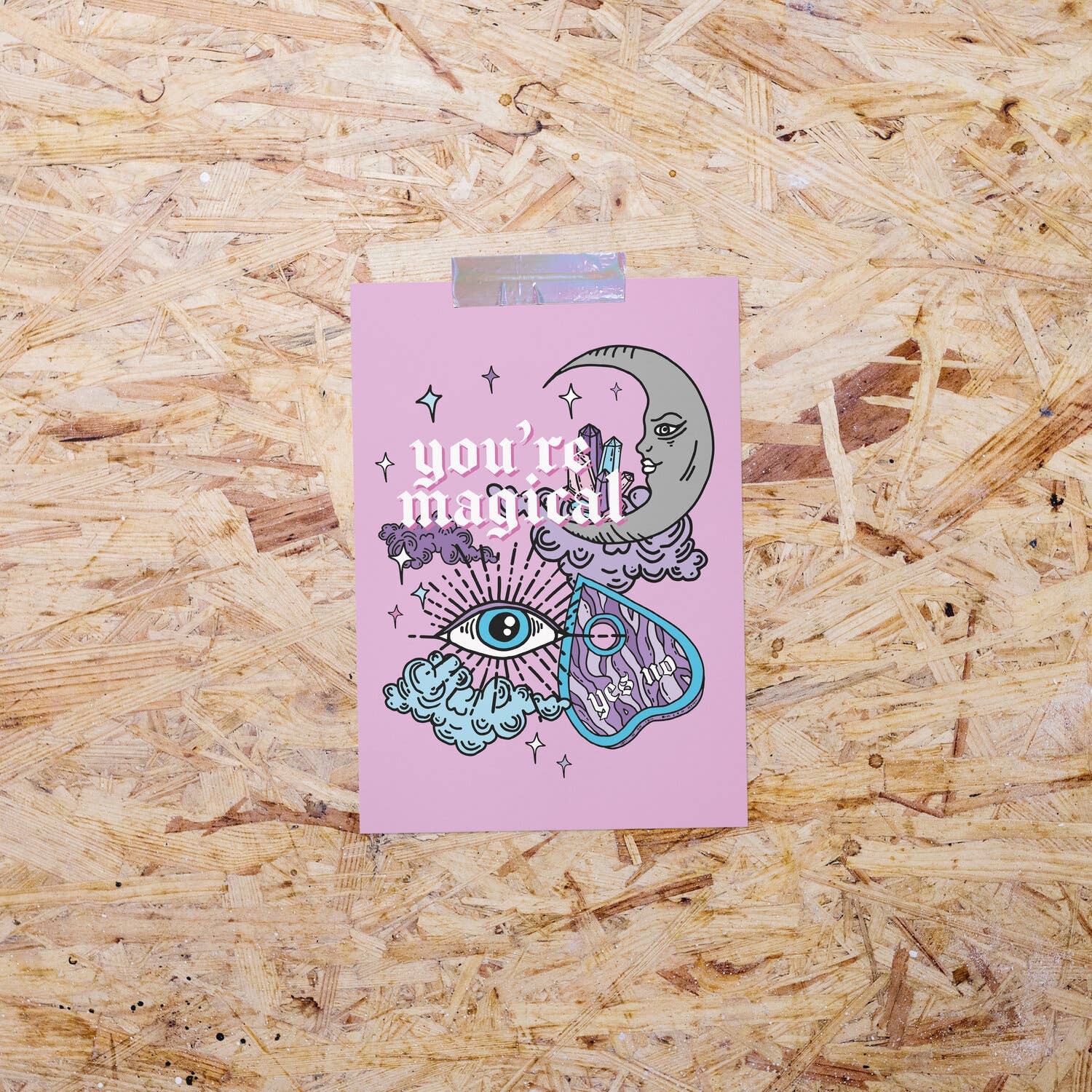 Talk and Tell – wholesale Everyday greeting card – You're Magical Witchy Card2