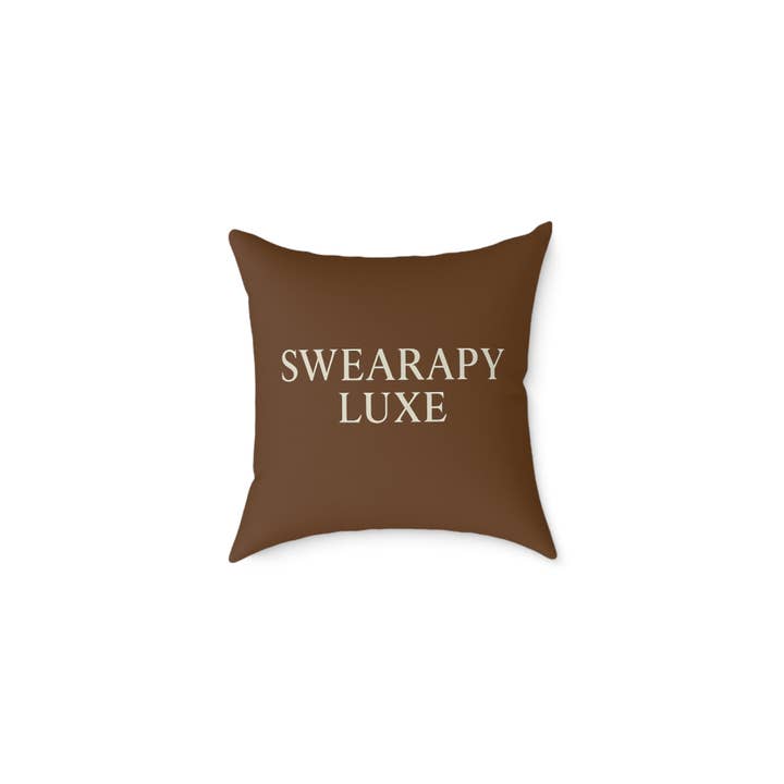 Coussin décoratif SWEARAPY LUXE™ | Design moderne minimaliste pour la vente par Swearpy