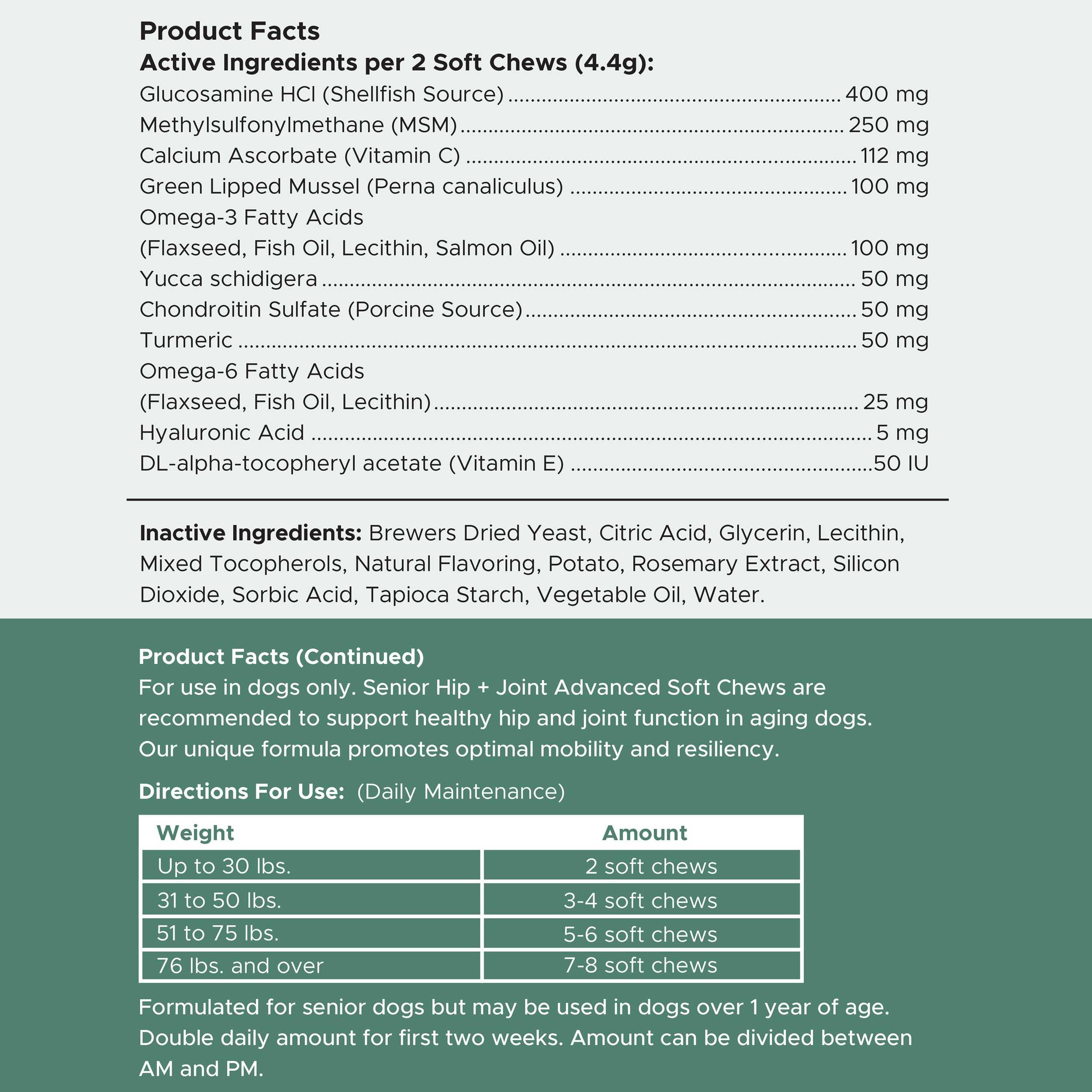 Chew + Heal - Wholesale Pet Supplement - Dog - Senior Advanced Hip and Joint Soft Chews - Upgraded Formula8