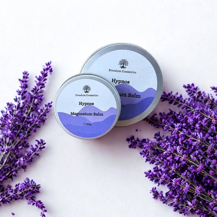 Hypnos Magnesium and Lavender Balm for wholesale by Freedom Cosmetics