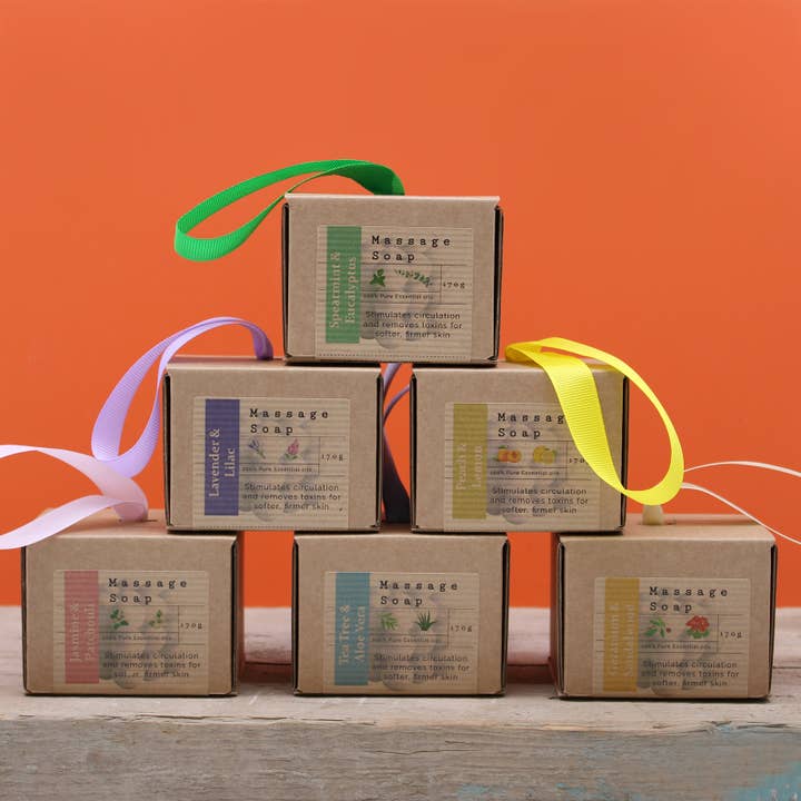 Ancient Wisdom - Vente Pains de savon - MSPS-03 - Savons de massage individuels en boîte - Jasmine et patchouli3