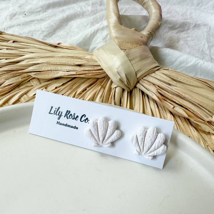 Lily Rose Co. - Wholesale Stud/Post Earrings - Shell Stud Earrings