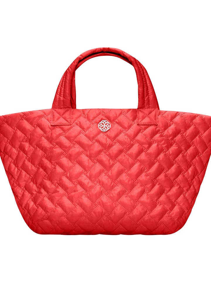Red Small Quilted Tote similar MZ Wallace & Oliver Thomas for wholesale by Ameliora