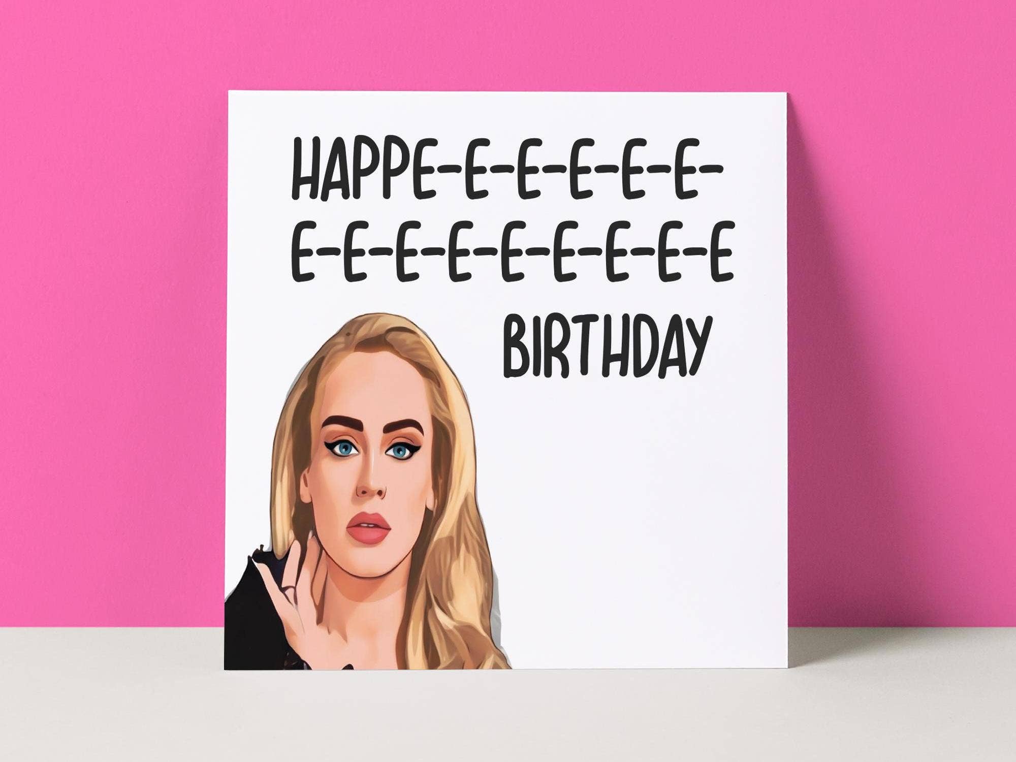 Pack a Punch Designs – wholesale Birthday card – ADELE - BIRTHDAY CARD0