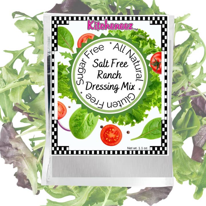 Salt Free Ranch Dressing Seasoning Spice mix for wholesale by Kitcheneez Mixes & More!