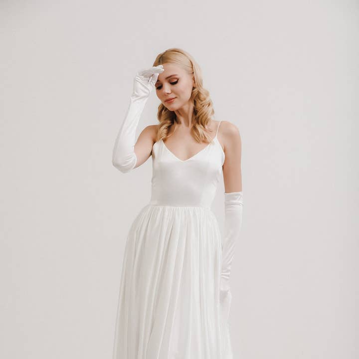 Heirloom Bridal Company - Vendita all'ingrosso Guanti - Donna - Guanti Rae Satin