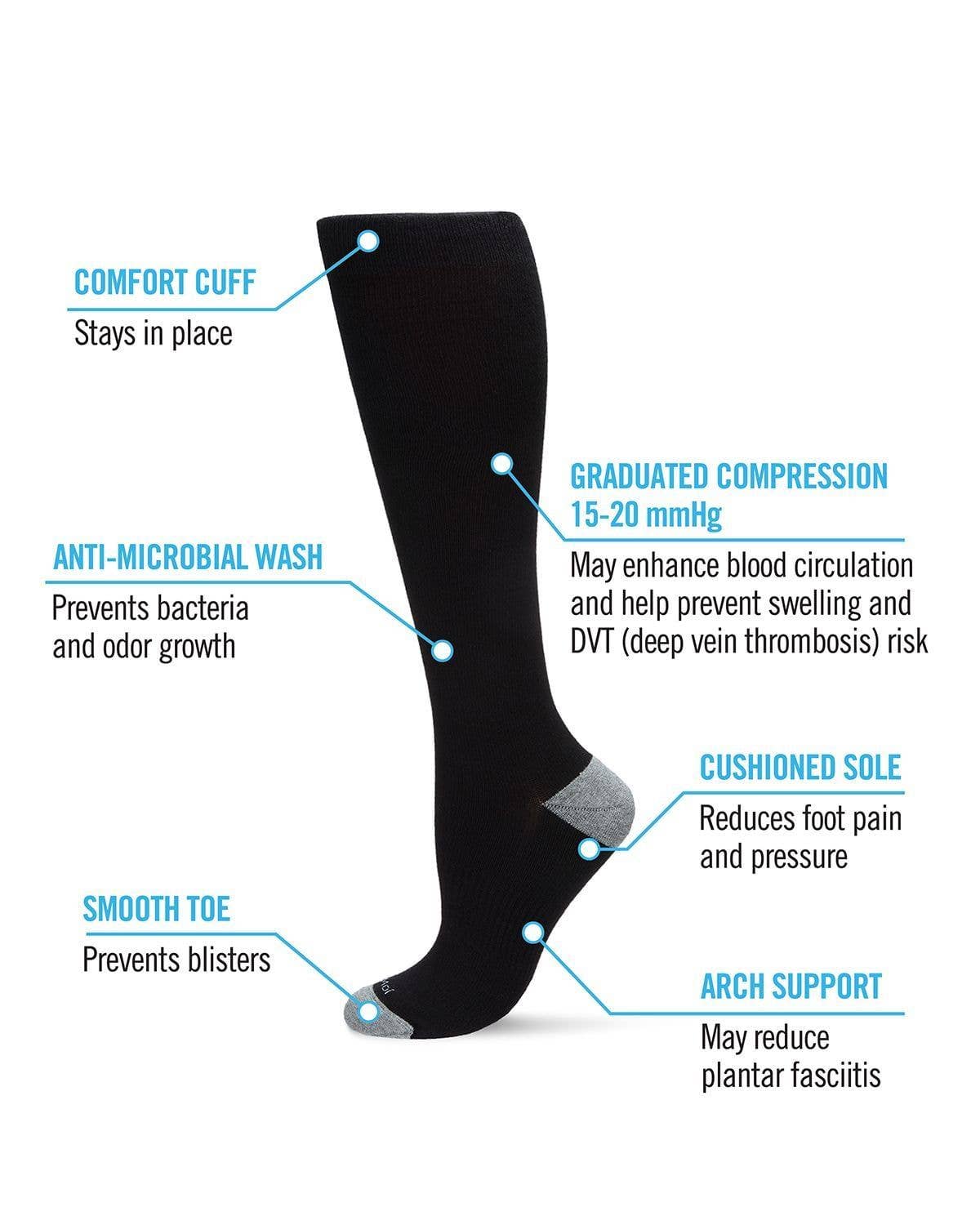Infinity Classics International Inc. - Wholesale Socks - Unisex - Solid Cotton Compression Socks2