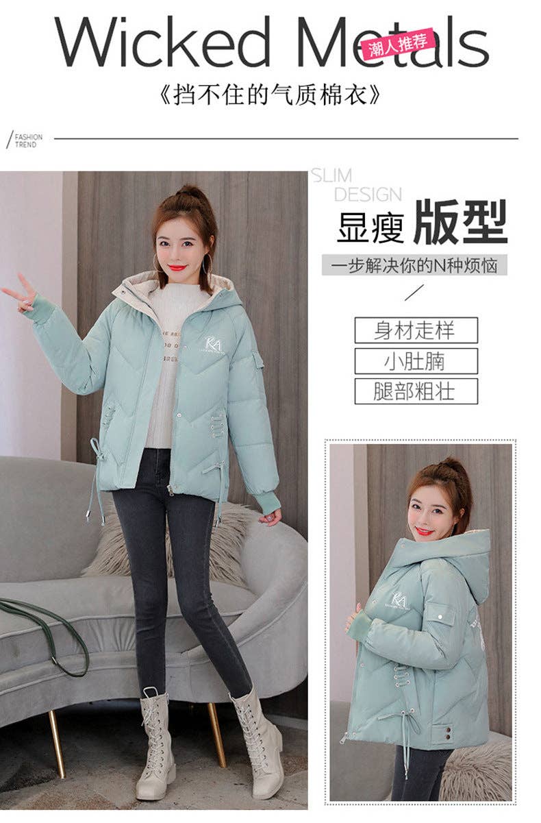 Marayn - Wholesale Puffer Jacket - Women's - Chic 2025 Winter Puffer Jacket Korean Style Warm Loose #214