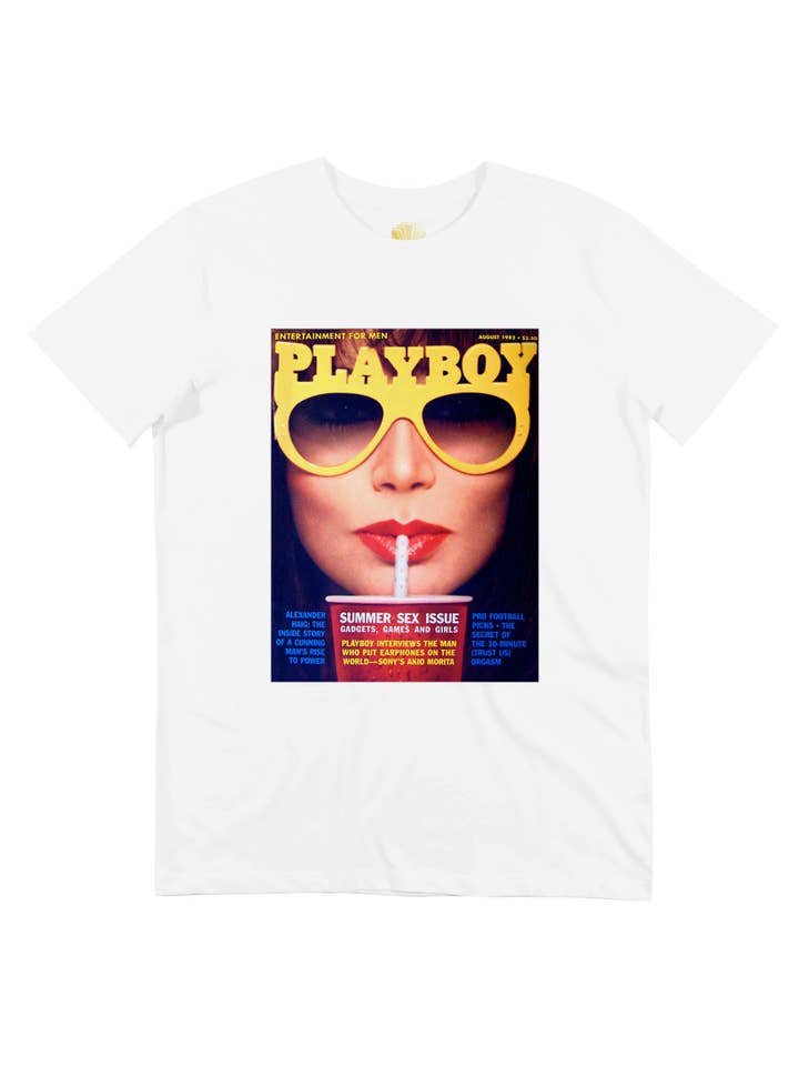 Grafitee - Wholesale Screen printed t-shirt – unisex - Playboy Tee - Vintage Tee Shirts