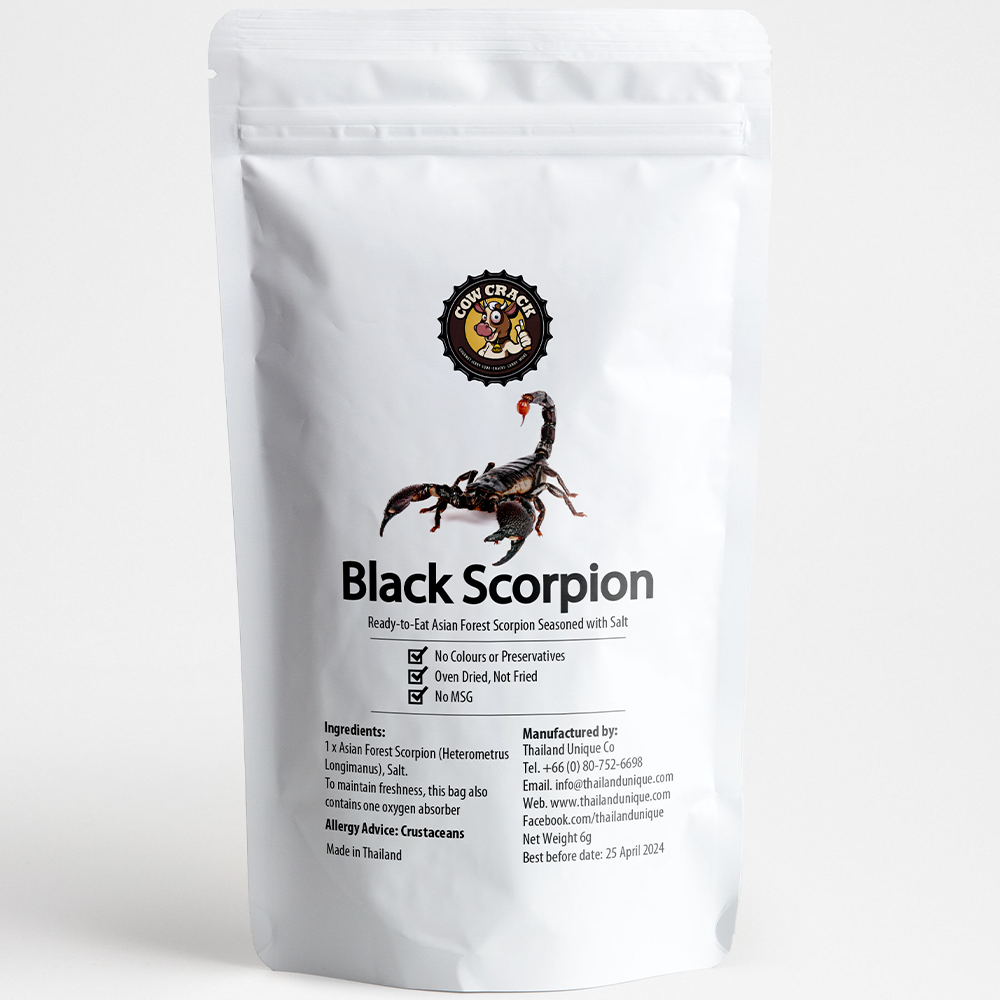 Cow Crack Wholesale - Vente Viande séchée - Cow Crack Scorpion noir0