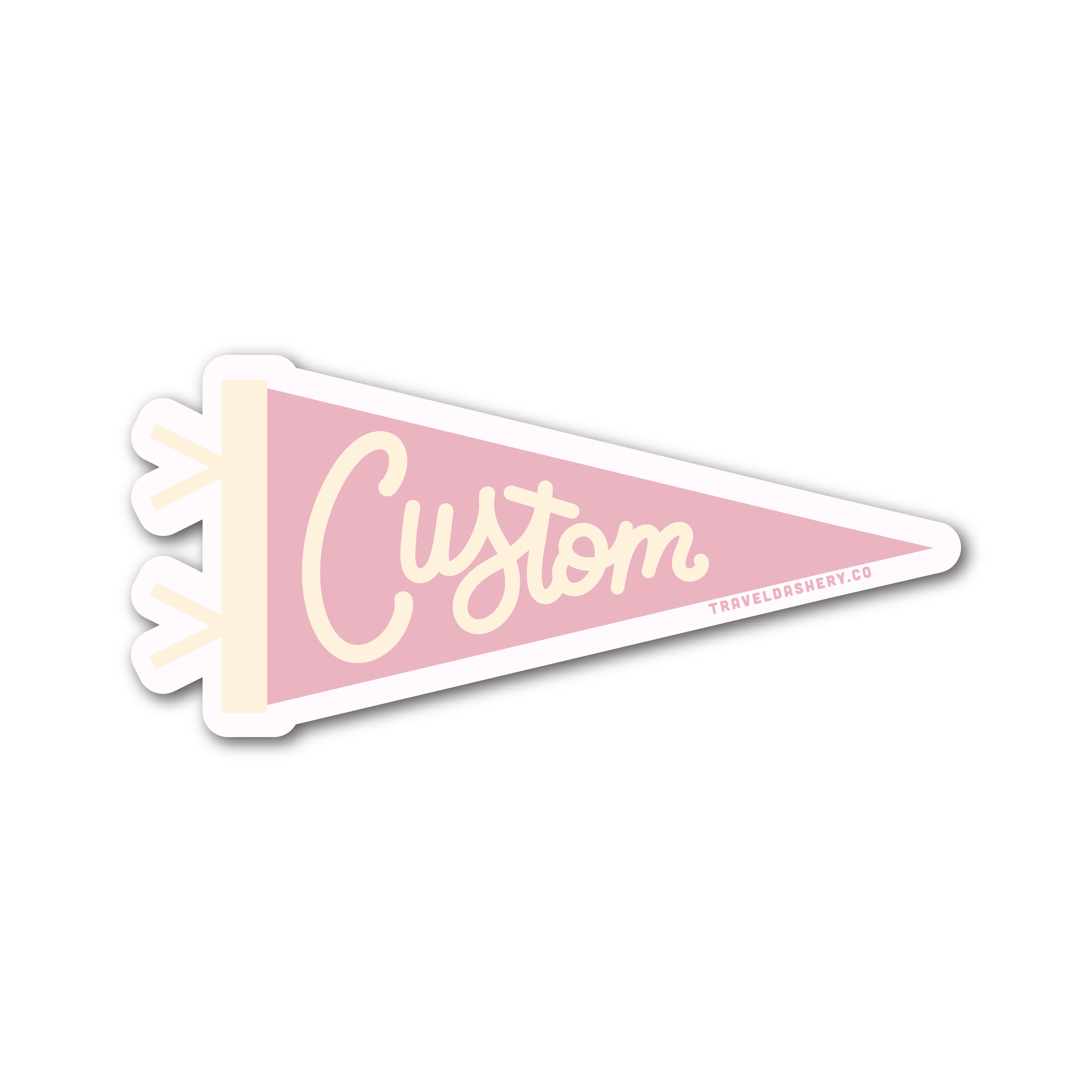 traveldashery - Wholesale Sticker - custom pennant sticker1