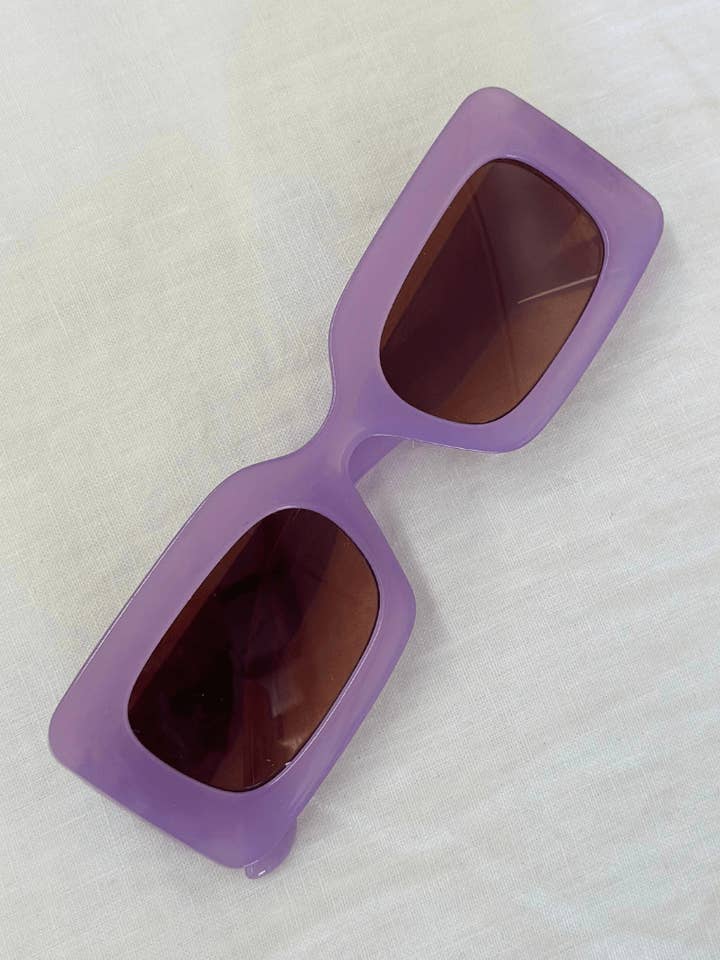 THE TROPEZ SUNGLASSES - LILAC for wholesale by Black Salt Co