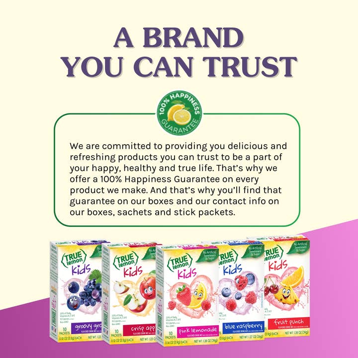 True Citrus - Wholesale Drink Mix - True Lemon Kids Blue Raspberry