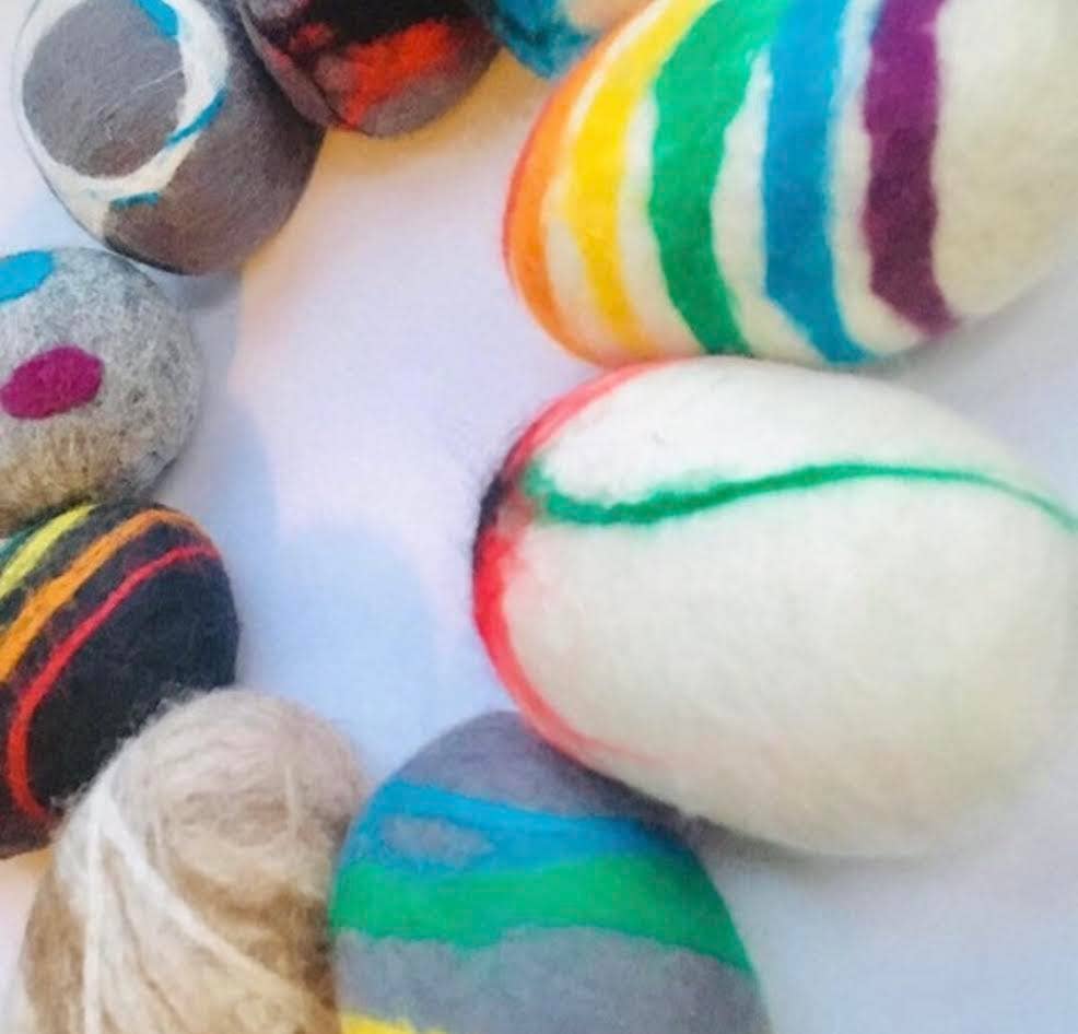 Lucy Antwis - Wholesale Bar Soap - Felted patterned soaps8