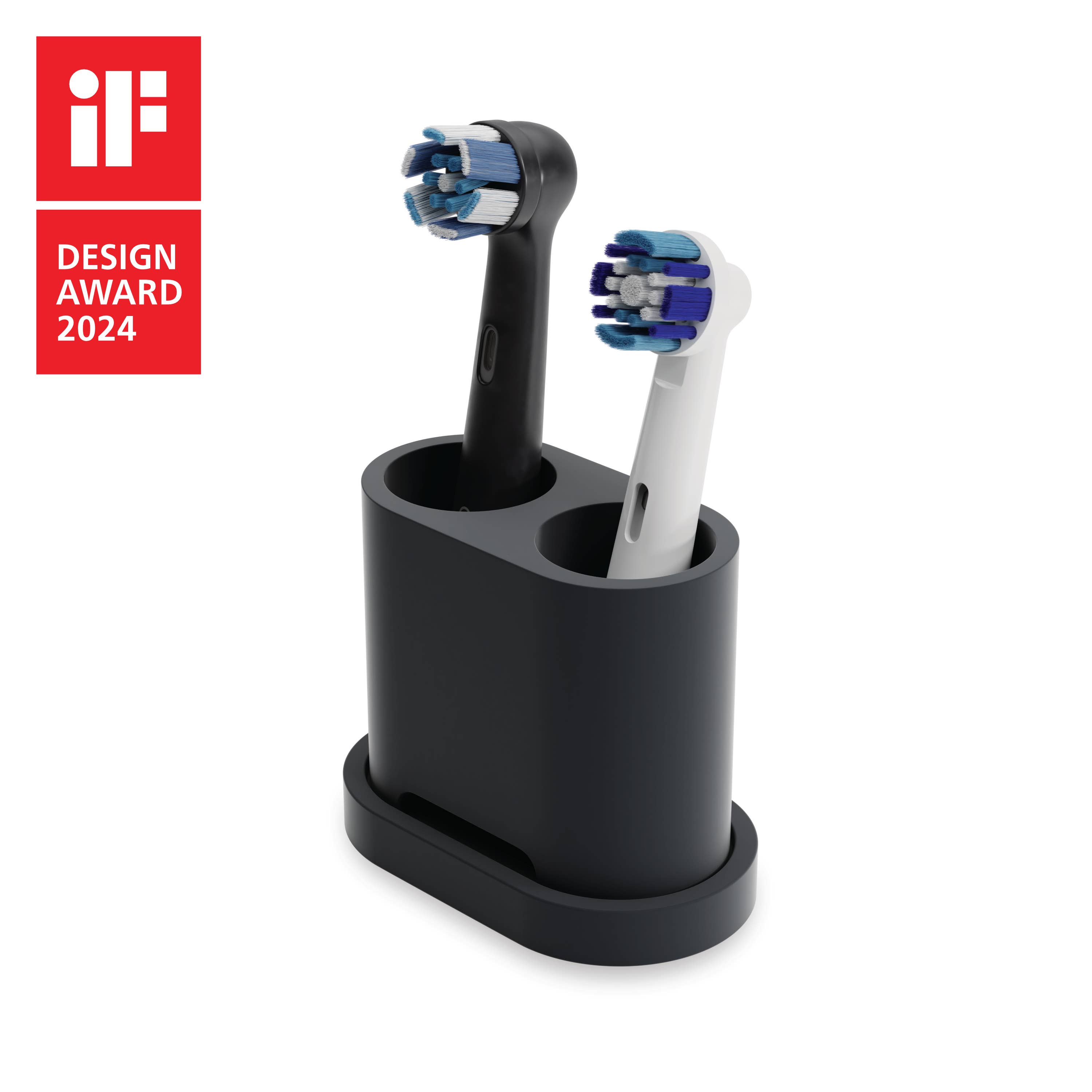 Qikfresh - Wholesale Toothbrush Holder - Toothbrush & clip-on brush holders (set of 2)2