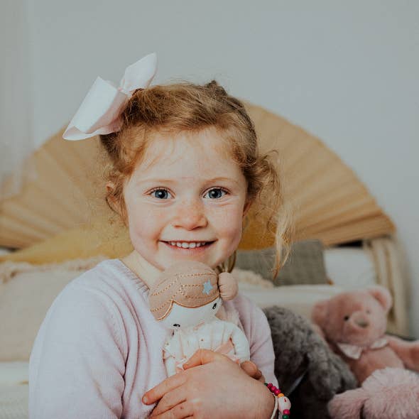 Stork & Co - Wholesale Doll - Kids - Kids Ballerina Plush Doll - Ivory3