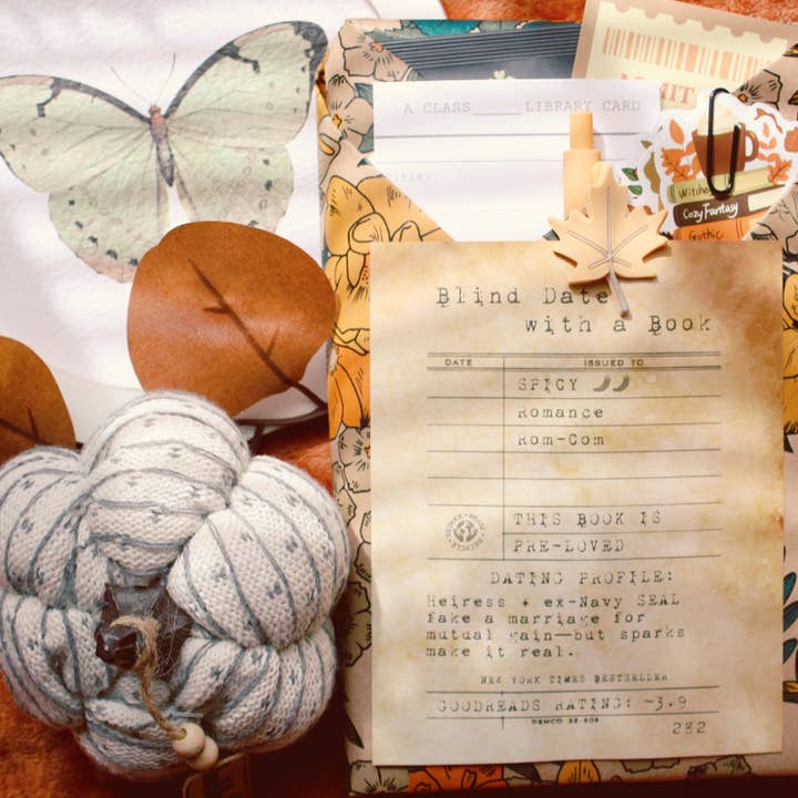 Gg's Gifts & Boutique – wholesale Crafts, hobbies and DIY – Fall Edit - Blind Date with a Book (Mixed Genres)1