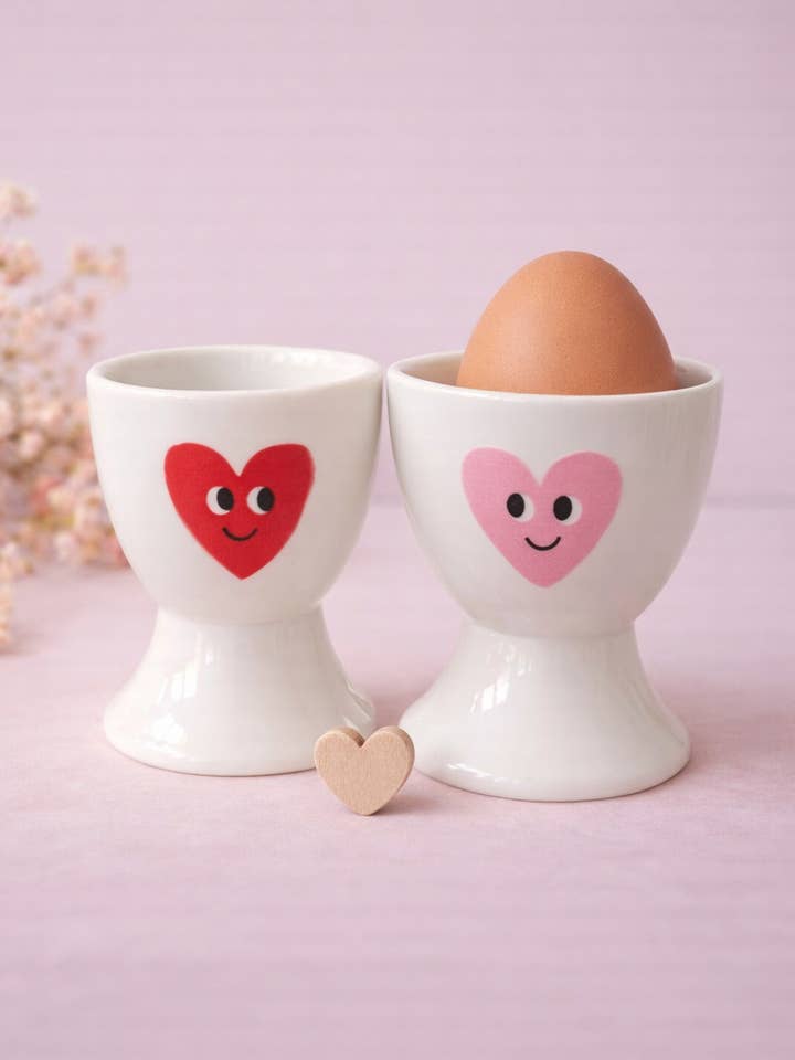 Duo portauovo - Collezione San Valentino per la vendita all'ingrosso da parte di Toiles Chics