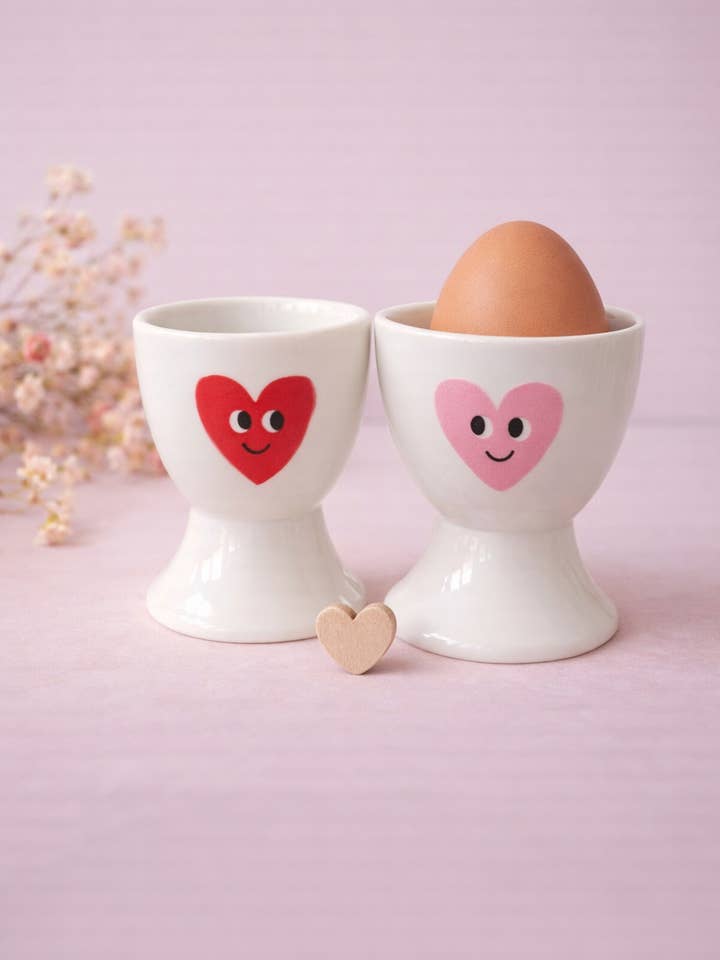 Egg cup duo - Valentine's Collection for wholesale by Toiles Chics