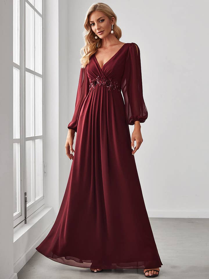 Ever-Pretty - Wholesale Gown – Women's - 2 Style Elegant Chiffon Bridesmaid Dress6