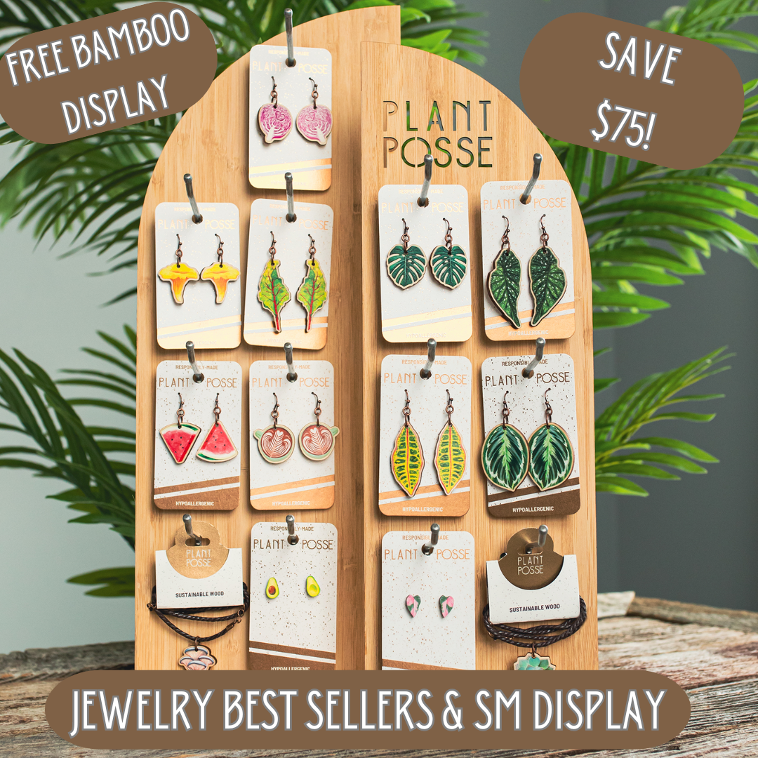 Plant Posse - Wholesale Jewelry Stand & Display - Jewelry Best Sellers with free small display0