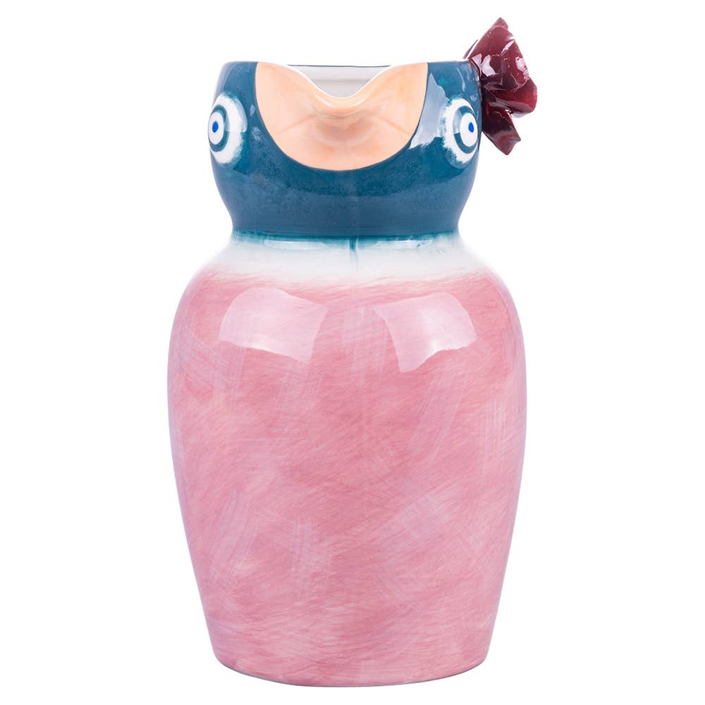 VdE Tivoli 1996 – wholesale Carafe – TUCA TUCA JUG 24CM PINK/TEAL 1800ML2
