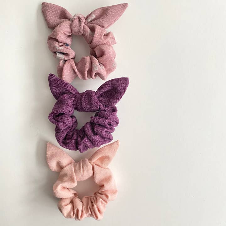 Hand Stitched In Love - Wholesale Scrunchie - Kids - Bunny Ear Scrunchies for Kids4