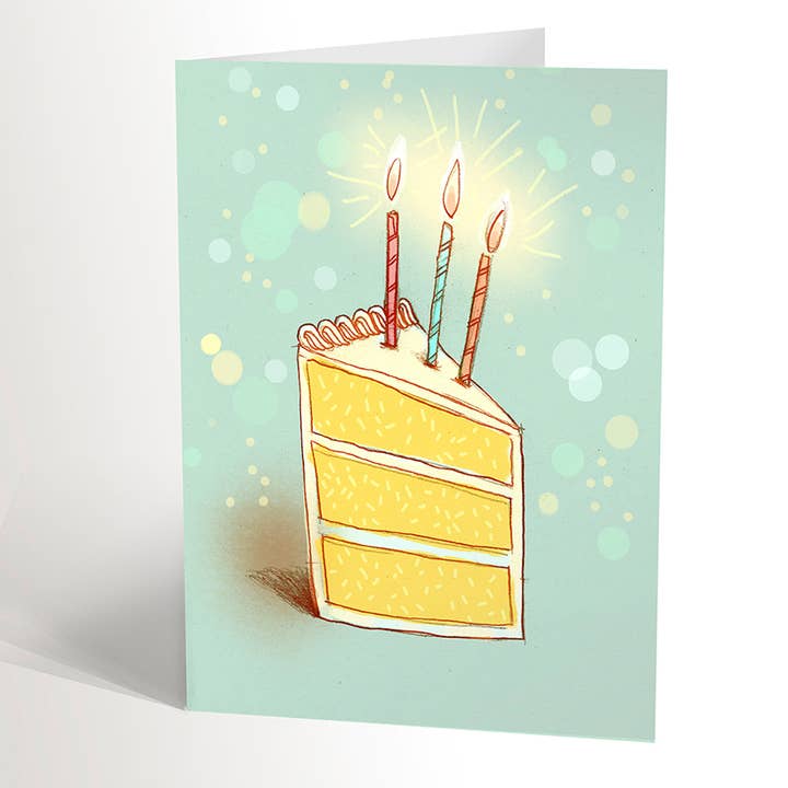 Carte LEMON CAKE pour la vente par Valérie Boivin illustration
