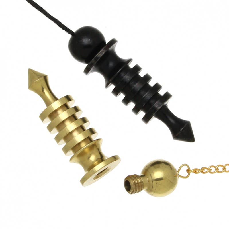 UniArt - Wholesale Spiritual Stone/Crystal - Isis metal pendulum with witness3