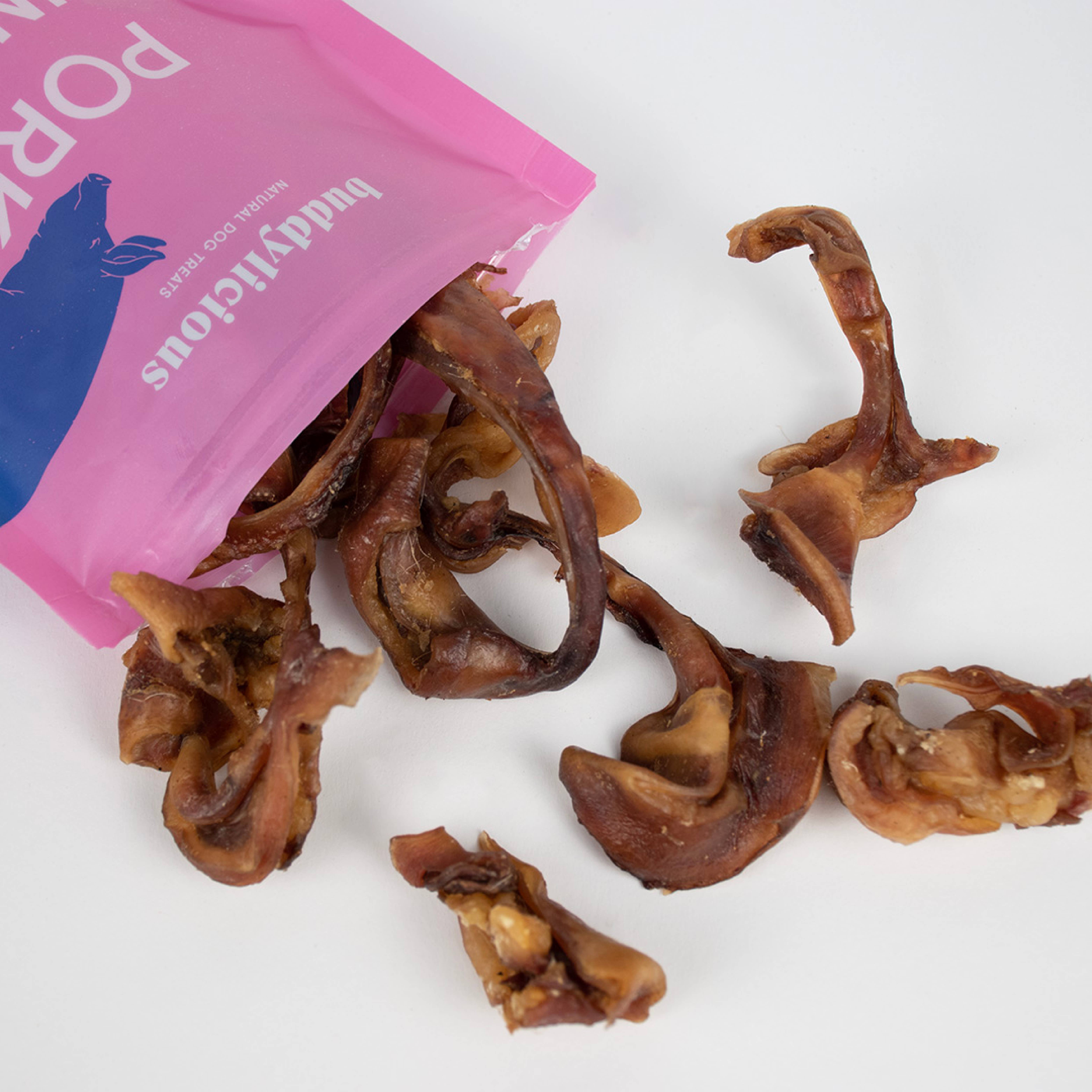 Rosa Confezione regalo Buddylicious Pink Farmyard - Snack naturali proteici per cani in vendita all'ingrosso su Faire4