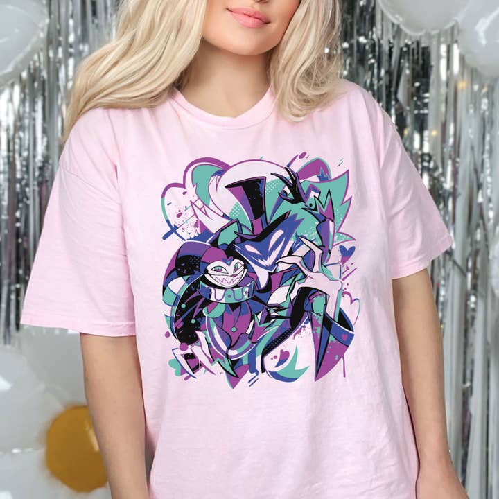 NVC Ecommerce LLC - Wholesale T-Shirt (Graphic) - Women's - Fizz Fizzarolli Shirt, Hazbin Hotel Shirt, Helluva Boss Tee