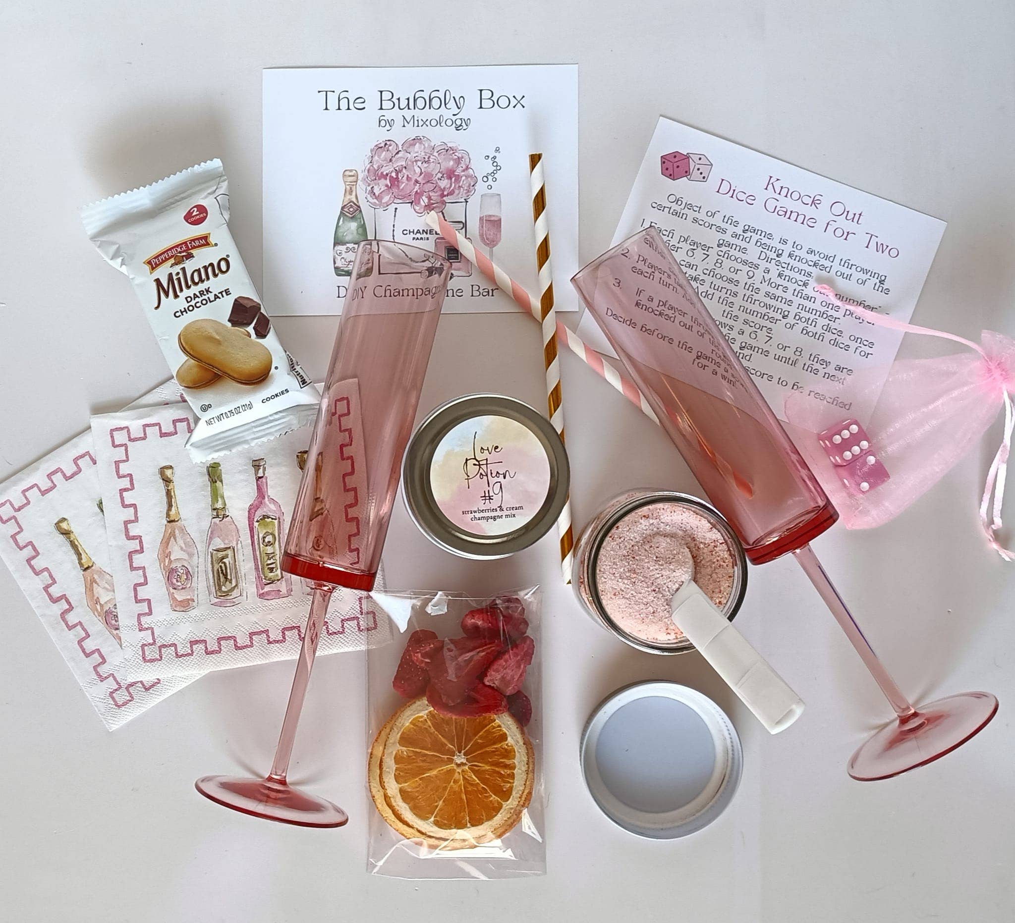 Mixology - Wholesale DIY Drink Kit - The Bubbly Box- DIY Champagne Bar for 210