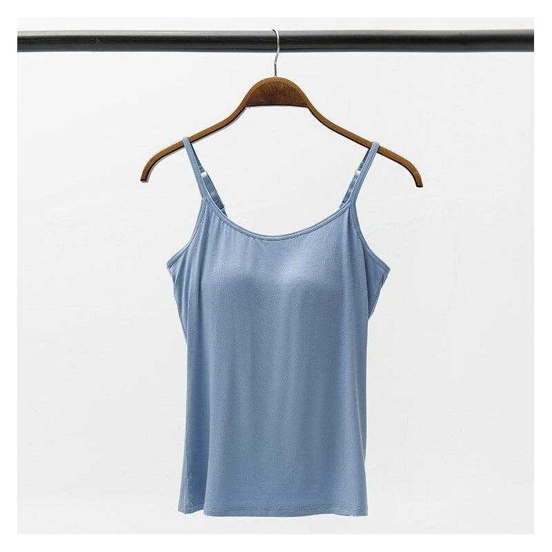 UZ Wholesale Store - Wholesale Camisole - Women's - Padded Wireless One-Piece Bra Camisole1