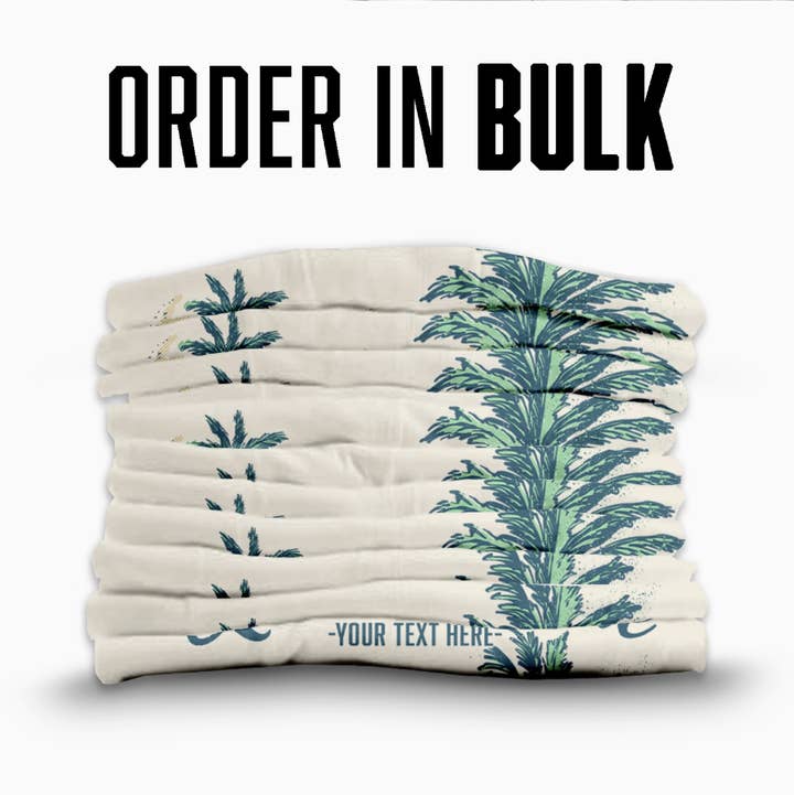 Textile Graphix - Wholesale Screen Printed T-Shirt - Women's - Tropical Beach Scene Tee – Customizable Summer Graphic2