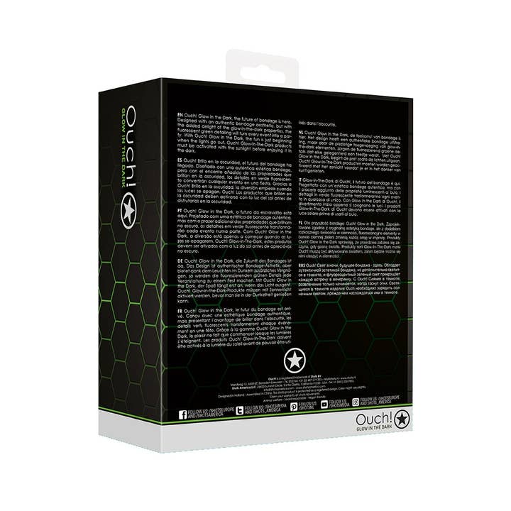 Neon Green Black Bed Bindings Restraint Kit - Glow In The Dark for wholesale on Faire3