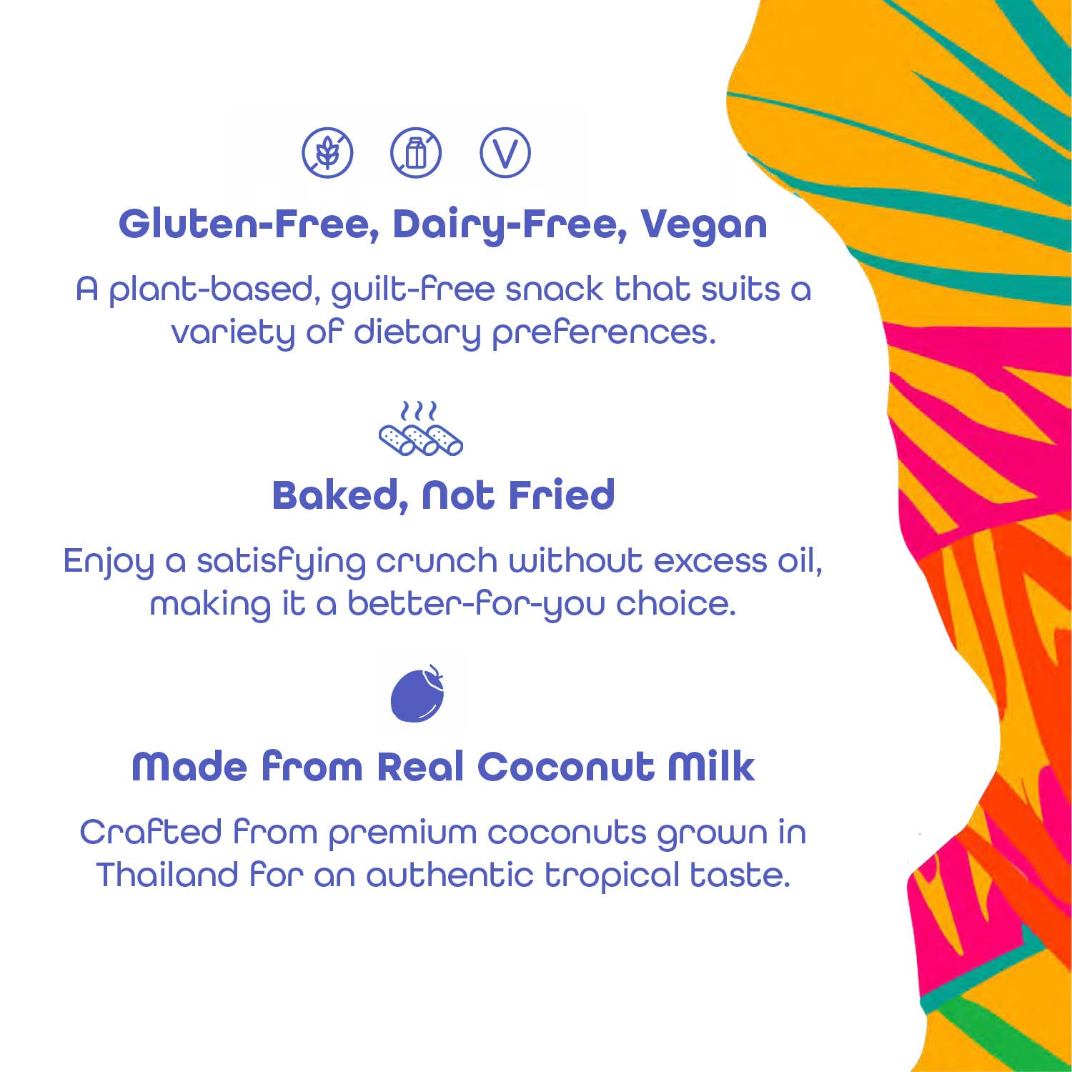 Thai Coco - Wholesale Cookie - Mango Coconut Crispy Rolls - 3.5 oz3