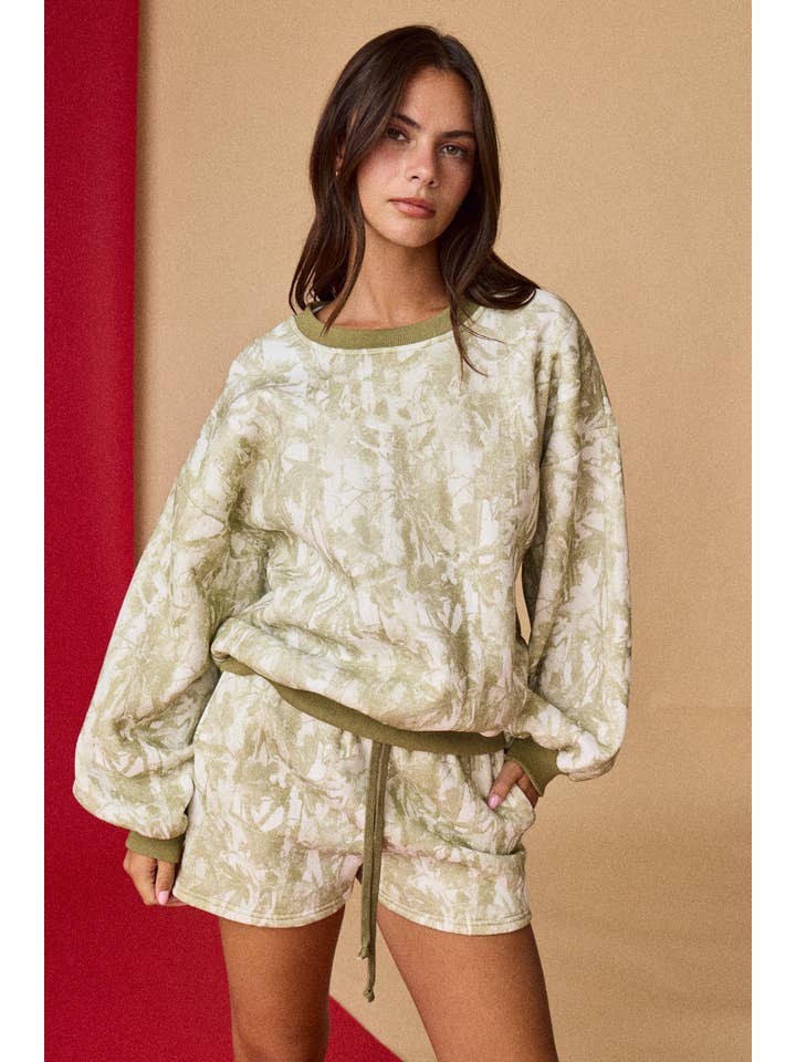 Papermoon - Wholesale Activewear Set - Women's - PX50791 - Woodland Camo Crewneck Set7