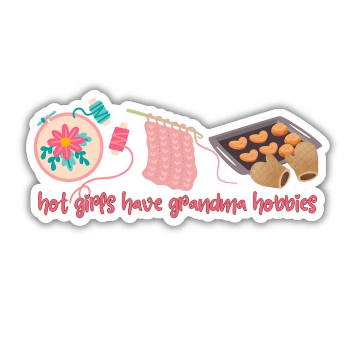 Autocolante de Hobbies da Avó por atacado de Paper Crane Shop