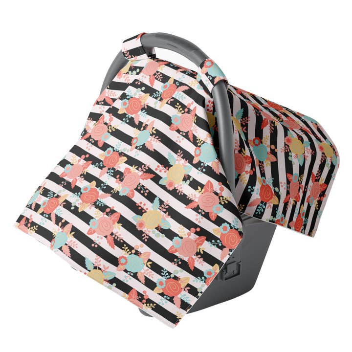 Canopy Car Seat Cover Minky Warm Baby Cover for wholesale by JLIKA