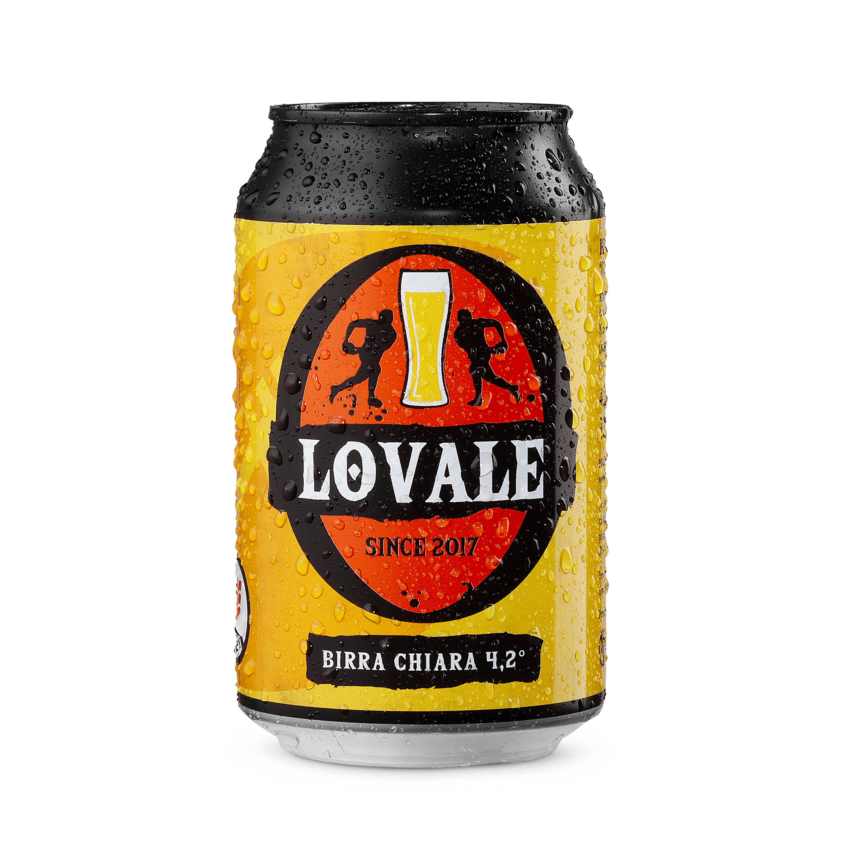 Birrificio La Orange srl - Wholesale Beer - RugBirra "Lovale" a love of Golden Ale in a 33 cl can1
