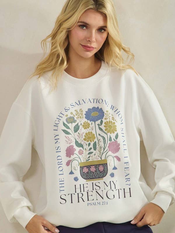 Er ist mein Stärke Ultra Bequemer Pullover Sweatshirt für den Großhandel von Yelete