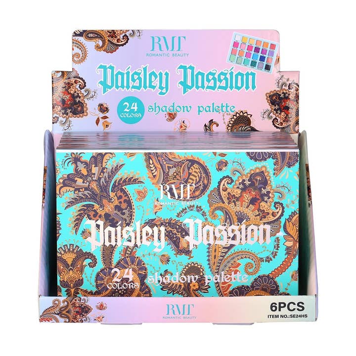 Diacly - Wholesale Eyeshadow Palette - Paisley Passion 24 Color Eyeshadow Pallet