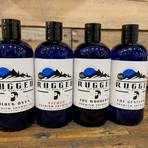 Gel douche nettoyant RUGGED pour la vente par Petals & Wicks Wholesale