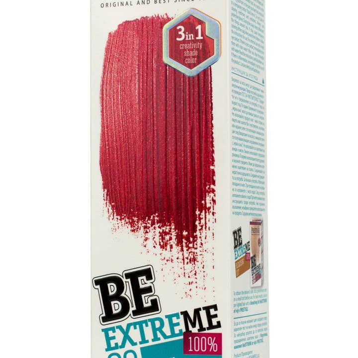 BeExtreme Bloody Mary Semi-Permanent Hair Toner for wholesale by Mister33 Womencare