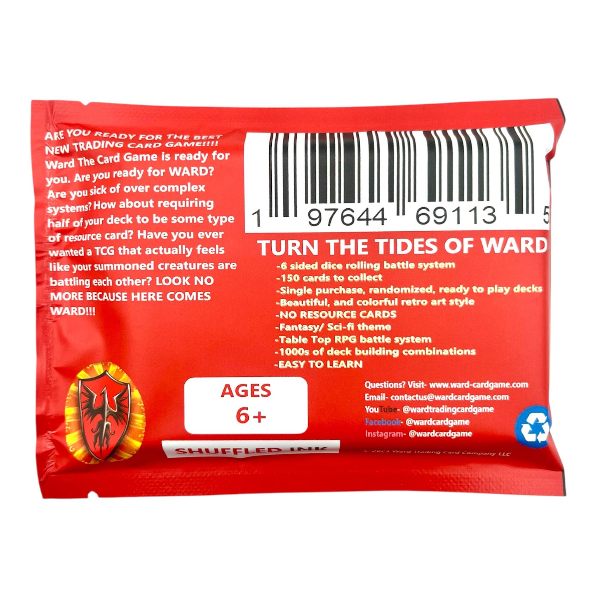 Ward Trading Card Game – wholesale Card game – Ward TCG – Generation 1 - 35 Card Starter Pack2