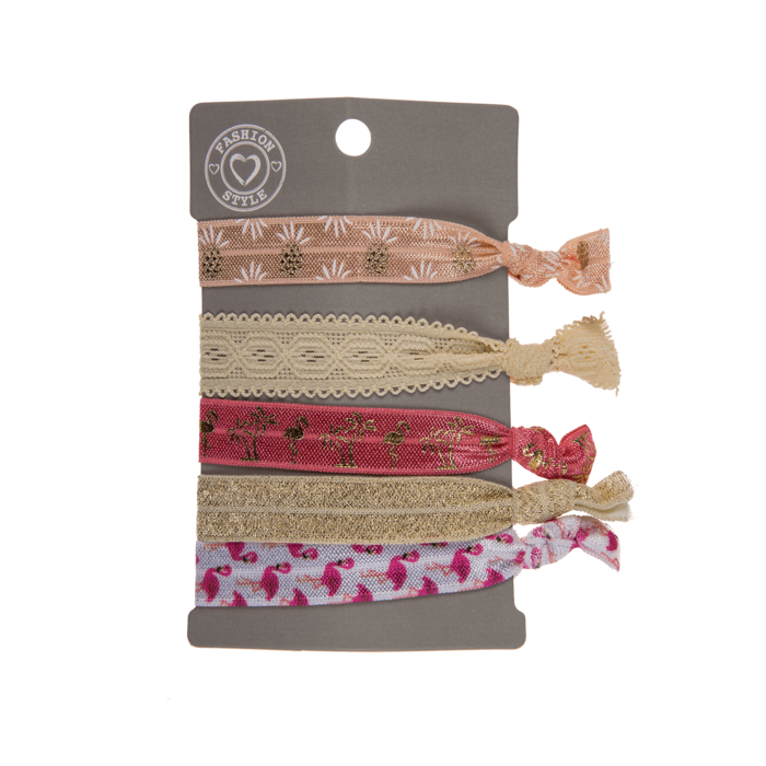 Out of the blue KG - Vendita all'ingrosso Elastico per capelli - Fascia tessile per capelli/braccialetto, stile alla moda1