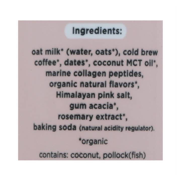 Ware Spark - Wholesale Iced Coffee/Cold Brew - Pop & Bottle - Oat Milk Latte Vanilla - Case Of 12-8 Fz2